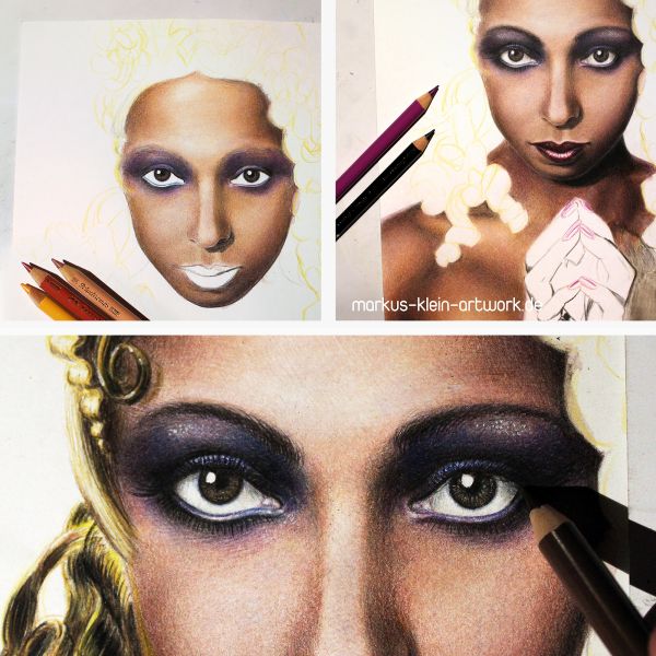 Josephine Baker WIP Collage