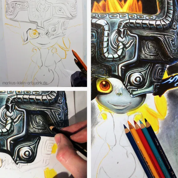 Midna WIP Collage