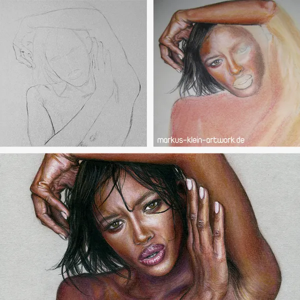 Naomi Campbell Wip Collage