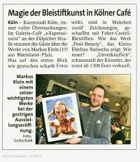 Report im Kölner Express, 05.05.2014