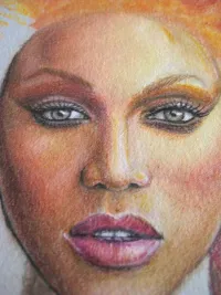 Tyra Banks WIP #4: Same as #3, face closeup