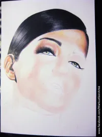 Aishwarya WIP Step 2 - Beginning with the eyes, enframed lash by lash