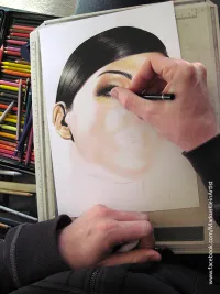 Aishwarya WIP Step 3 - in action. Gives you an idea of the drawing's dimension