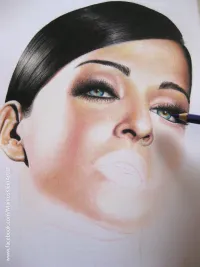 Aishwarya WIP Step 6 - More eye work