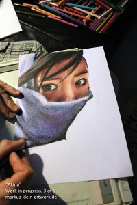 Akina WIP 3/5: Working...