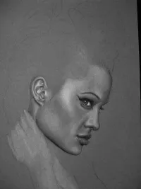 Angelina Jolie, WIP #2 - Refined skin, eyes and lips