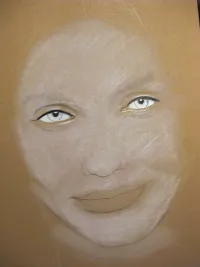 Cameron Diaz WIP 1/6: Rough outline and basic layer Cameron Diaz WIP 1/6: Rough outline and basic layer
