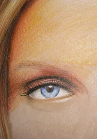 Cameron Diaz WIP 5/6: Closeup - the eye is still pretty much unfinished. Cameron Diaz WIP 5/6: Closeup - the eye is still pretty much unfinished.