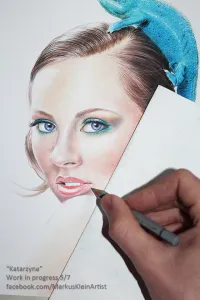 "Katarzyna" WIP 5/7: Pouring life into her lips