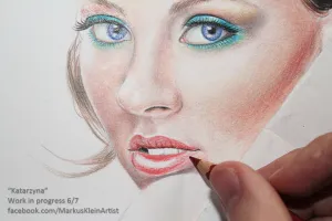 "Katarzyna" WIP 6/7: Detail zoom