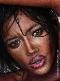 Naomi Campbell Closeup