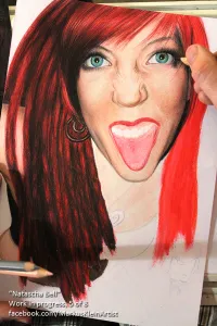 Natascha Bell WIP 5/8: More shading, working on the eye shadows and the lashes