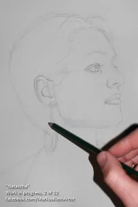 "Natascha" Work in progress 2 / 12: Refining the shapes