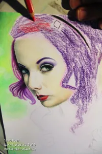 Neila Fynn WIP 3/6: Preparing the first hair layers