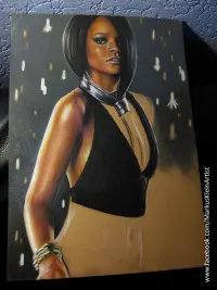 Rihanna WIP Step 9 / 9: Almost there.