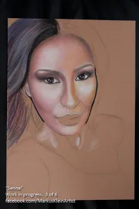 Senna WIP 3 / 6: First hair layers