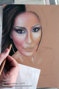 Senna WIP 4 / 6: more hair layers