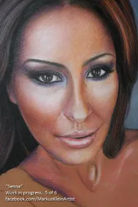 Senna WIP 5 / 6: Facial features mostly done