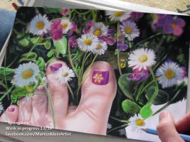 Springtime Feet WIP 13 / 16: We're almost done!