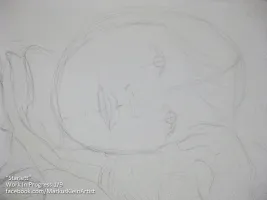 Starlett WIP 1/9: Outline sketch