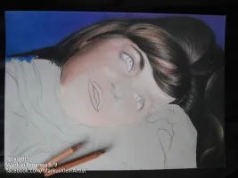 Starlett WIP 5/9: Beginning with the skin tone and eyebrows.