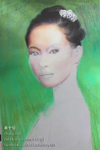 Zhang Ziyi WIP 6/15: Even more background shading