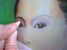 Zhang Ziyi WIP 9/15: Eye work - the gems of each portriat