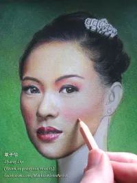 Zhang Ziyi WIP 11/15: Creating the fine skin texture