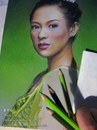 Zhang Ziyi WIP 14/15: Lots of shades of green