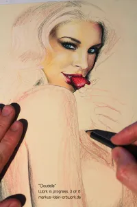 Claudelle WIP 3/6: preparing her body underpainting