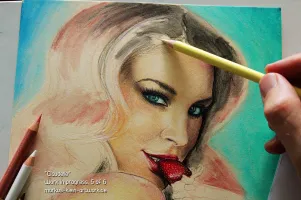 Claudelle WIP 5/6: Working out hair details