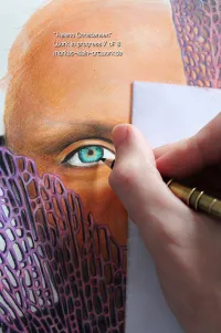 Helena Christensen WIP 7/8: Working on eye details