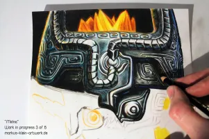 Midna WIP 3/6: Helmet taking form