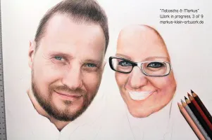 Natascha & Markus 3/9: Added More Skin Layers, Working On Her Glasses WIP 3/