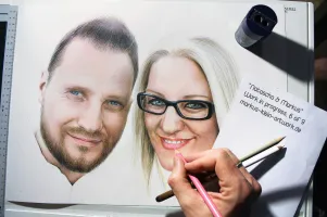 Natascha & Markus 6/9: Now To Finish The Facial Shadows, And Details Like Lips, Teeth, Eyelashes Etc. WIP 6/