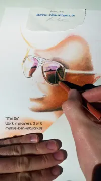 Miri Be WIP 3/6: Working on sunglasses reflection