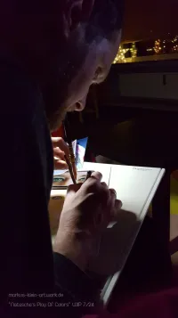 Natascha's Play Of Colors WIP 7/24: refining the eye shapes