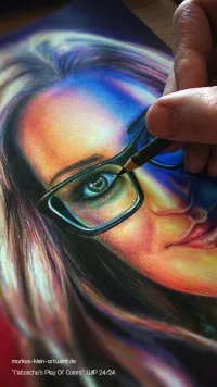 Natascha's Play Of Colors WIP 24/24: minute details at last minute